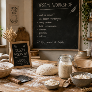 Een desemse workshop (klik op foto voor info) zondag 12 juli