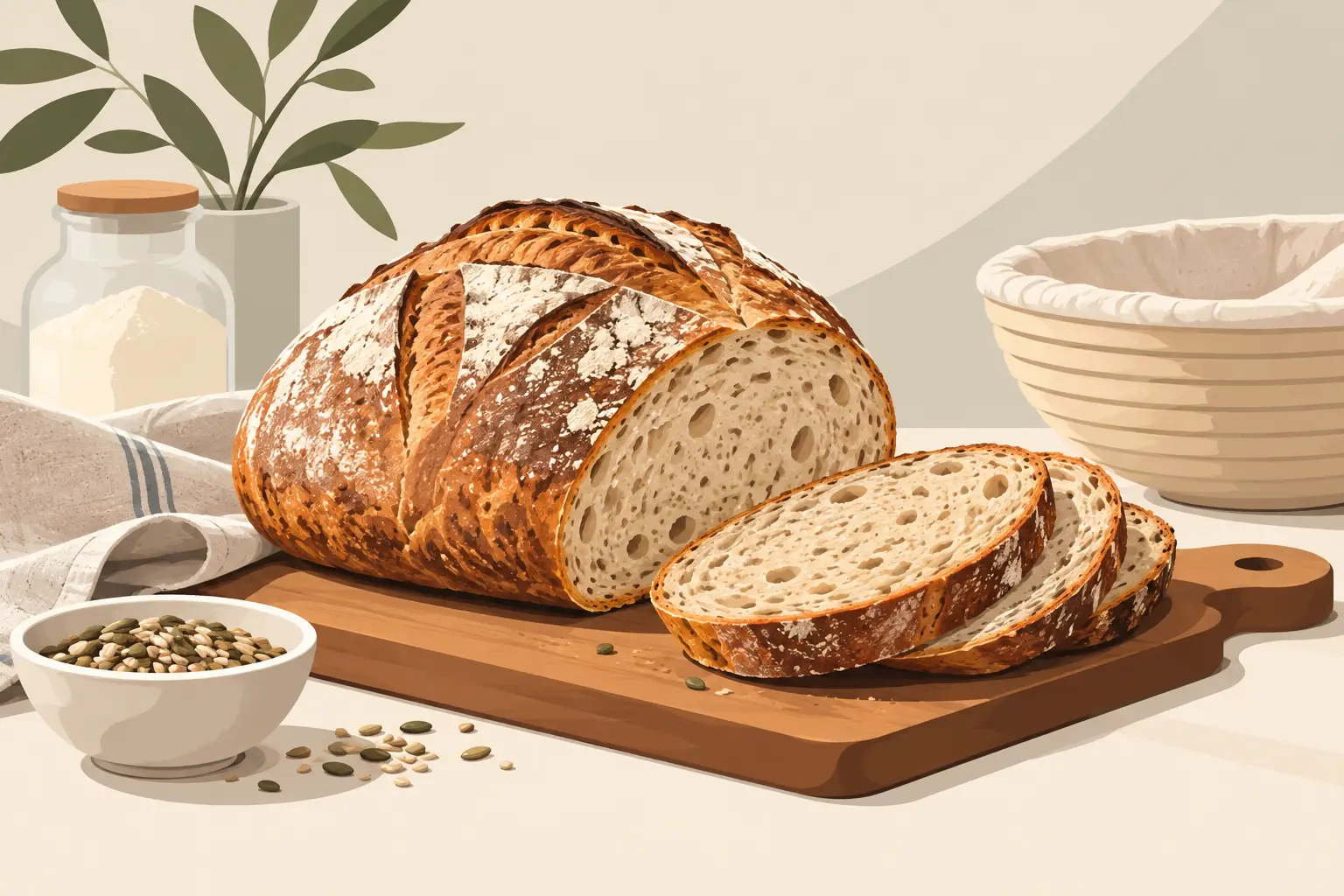 Lange koude rijs brood met smaak en karakter Lange koude rijs brood met smaak en karakter